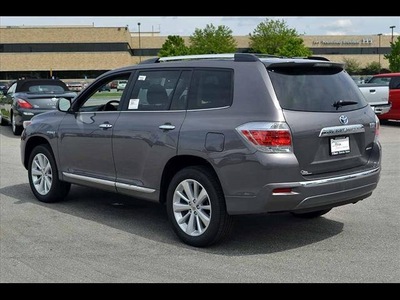 toyota highlander hybrid 2012 dk  gray suv 2012 toyota highlander hybrid limit 6 cylinders cont  variable trans  46219