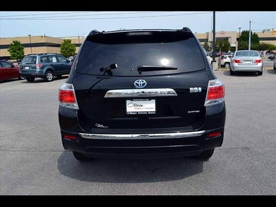 toyota highlander hybrid 2012 black suv 2012 toyota highlander hybrid limit 6 cylinders cont  variable trans  46219