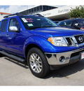 nissan frontier 2012 blue s gasoline 6 cylinders 2 wheel drive automatic 77477