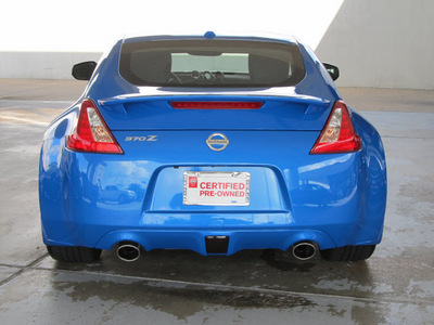 nissan 370z 2011 blue coupe touring gasoline 6 cylinders rear wheel drive shiftable automatic 77477