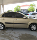 kia rio 2008 beige sedan lx gasoline 4 cylinders front wheel drive automatic with overdrive 77477