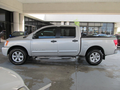 nissan titan 2009 silver se gasoline 8 cylinders 2 wheel drive automatic with overdrive 77477