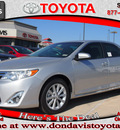 toyota camry 2012 silver sedan xle v6 gasoline 6 cylinders front wheel drive automatic 76011