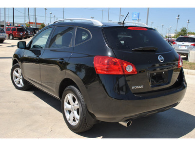 nissan rogue 2009 black sl gasoline 4 cylinders front wheel drive cont  variable trans  78233