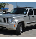 jeep liberty 2008 silver suv sport gasoline 6 cylinders 2 wheel drive automatic 78233