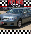 toyota camry 2011 green sedan le gasoline 4 cylinders front wheel drive automatic with overdrive 77469