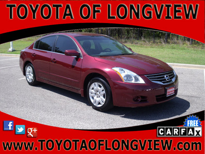 nissan altima 2010 dk  red sedan 2 5 s gasoline 4 cylinders front wheel drive automatic 75604