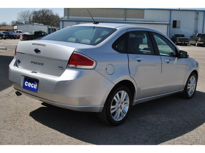 ford focus 2011 silver sedan sel gasoline 4 cylinders front wheel drive automatic 78861