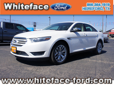 ford taurus 2013 white sedan limited gasoline 6 cylinders front wheel drive automatic 79045