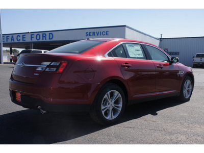 ford taurus 2013 red sedan sel gasoline 6 cylinders front wheel drive automatic 79045