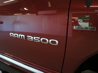 dodge ram pickup 3500 2006 red laramie diesel 6 cylinders 4 wheel drive automatic 75219