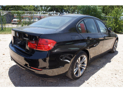 bmw 328i 2013 black sedan gasoline 4 cylinders rear wheel drive automatic 78729