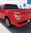 ford f 150 2011 red xlt flex fuel 6 cylinders 2 wheel drive not specified 77375