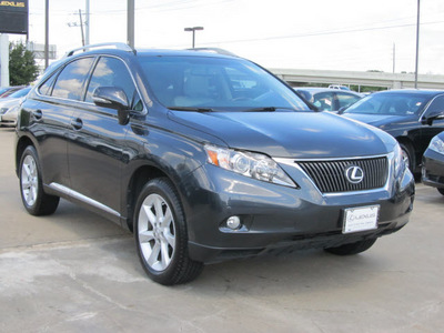 lexus rx 350 2011 dk  gray suv gasoline 6 cylinders front wheel drive shiftable automatic 77074