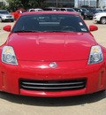 nissan 350z 2006 red coupe gasoline 6 cylinders rear wheel drive 6 speed manual 77074