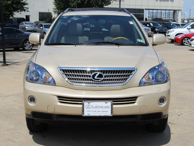 lexus rx 400h 2008 gold suv hybrid 6 cylinders front wheel drive automatic with overdrive 77074