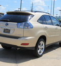 lexus rx 400h 2008 gold suv hybrid 6 cylinders front wheel drive automatic with overdrive 77074