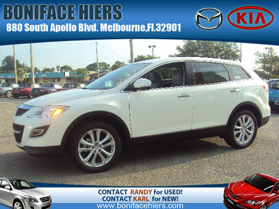 mazda cx 9 2012 white suv grand touring w bose dvd w nav gasoline 6 cylinders front wheel drive automatic 32901