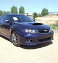 subaru impreza wrx 2011 blue wagon sti gasoline 4 cylinders all whee drive 6 speed manual 80905