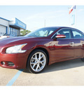 nissan maxima 2009 dk  red sedan 3 5 s gasoline 6 cylinders front wheel drive automatic 77034