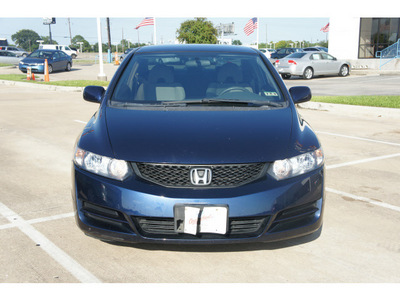 honda civic 2009 blue coupe lx gasoline 4 cylinders front wheel drive automatic 77034