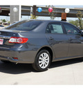 toyota corolla 2012 gray sedan le gasoline 4 cylinders front wheel drive automatic 78232