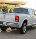 ram ram pickup 2500 2012 white laramie diesel 6 cylinders 4 wheel drive automatic with overdrive 77074