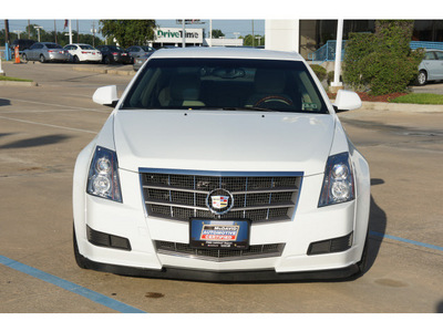 cadillac cts 2010 white sedan 3 0l v6 luxury gasoline 6 cylinders rear wheel drive automatic 77034