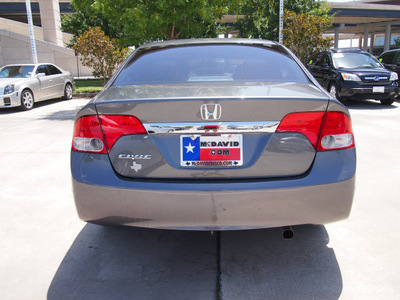 honda civic 2011 gray sedan lx gasoline 4 cylinders front wheel drive automatic 75034