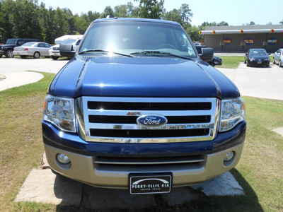 ford expedition el 2009 dk  blue suv flex fuel 8 cylinders 2 wheel drive automatic 75901