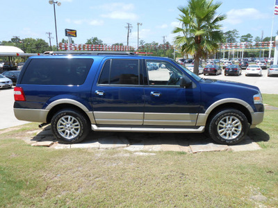 ford expedition el 2009 dk  blue suv flex fuel 8 cylinders 2 wheel drive automatic 75901