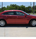 chrysler 200 2011 red sedan touring gasoline 4 cylinders front wheel drive automatic 78233
