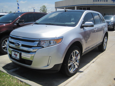 ford edge 2012 silver limited gasoline 6 cylinders all whee drive automatic 77578