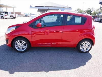 chevrolet spark 2013 red hatchback ls auto gasoline 4 cylinders front wheel drive automatic 76401