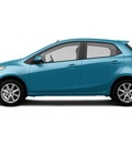 mazda mazda2 2012 blue hatchback touring gasoline 4 cylinders front wheel drive not specified 80504