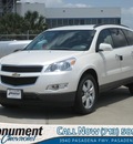 chevrolet traverse 2012 white suv lt gasoline 6 cylinders front wheel drive automatic 77503