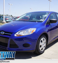 ford focus 2012 blue sedan s flex fuel 4 cylinders front wheel drive automatic 75062