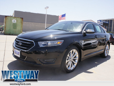 ford taurus 2013 black sedan limited gasoline 6 cylinders front wheel drive automatic 75062