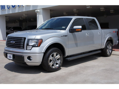 ford f 150 2012 silver fx2 flex fuel 8 cylinders 2 wheel drive automatic 77074