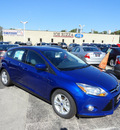 ford focus 2012 blue hatchback se flex fuel 4 cylinders front wheel drive automatic with overdrive 60546