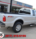 ford f 250 super duty 2009 silver fx4 gasoline 8 cylinders 4 wheel drive automatic 76051