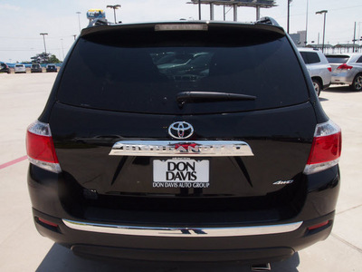 toyota highlander 2012 black suv limited 6 cylinders automatic 76011