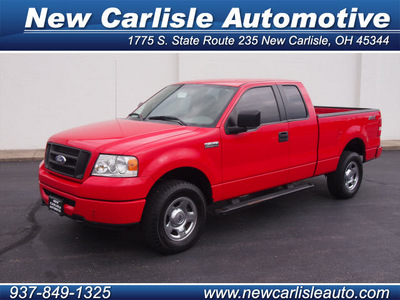 ford f 150 2006 red stx gasoline 8 cylinders 4 wheel drive 4 speed automatic 45344