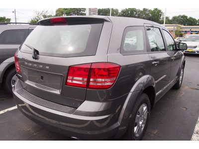 dodge journey 2012 gray american value package gasoline 4 cylinders front wheel drive 4 speed automatic 07730