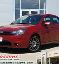 ford focus 2011 dk  red sedan sport ses gasoline 4 cylinders front wheel drive automatic 62034