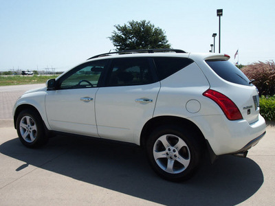 nissan murano 2005 off white suv sl gasoline 6 cylinders front wheel drive automatic 76018