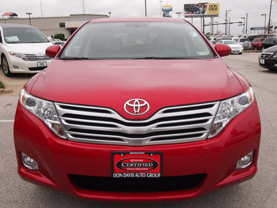 toyota venza 2010 red suv fwd 4cyl gasoline 4 cylinders front wheel drive automatic 76011