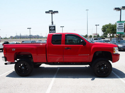 chevrolet silverado 1500 2009 red z71 flex fuel 8 cylinders 4 wheel drive automatic 76011