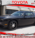 dodge challenger 2010 black coupe r t gasoline 8 cylinders rear wheel drive 6 speed manual 76011