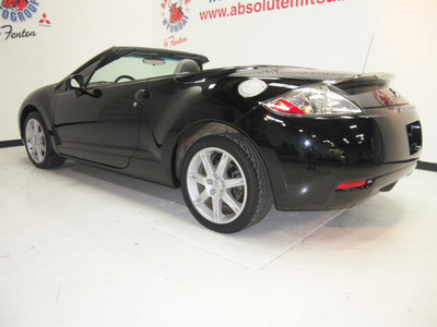 mitsubishi eclipse spyder 2007 black gt gasoline 6 cylinders front wheel drive automatic 75150